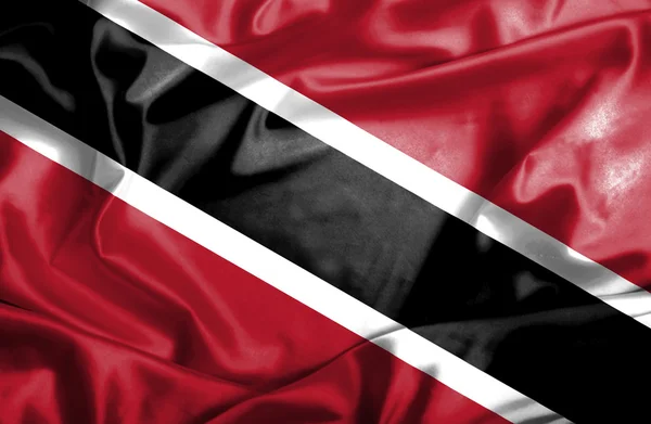 Κυματίζει σημαία του Τρινιντάντ και Τομπάγκο — Φωτογραφία Αρχείου