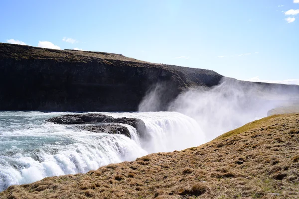 Гульфосс водоспад Ісландії — стокове фото