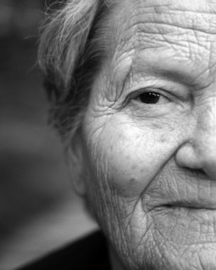 eski Bayan portresi kapatmak