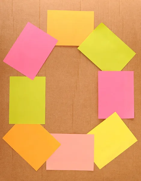 Colorful sticky note — Stock Photo, Image