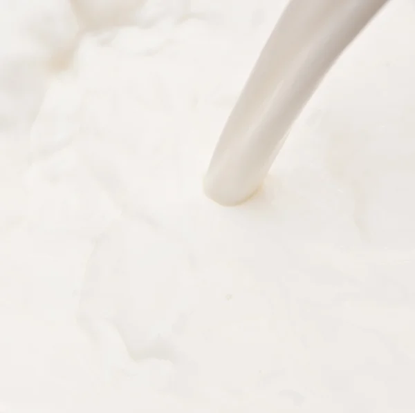 土砂降りの牛乳のスプラッシュ — ストック写真