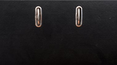 kapalı bir klasör yakın çekim