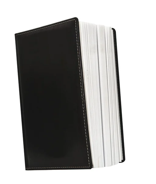 Black note book — Stock Photo, Image