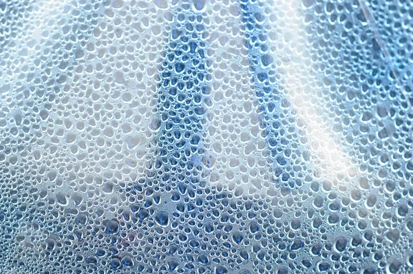 Water drops of blue color — Stock Photo, Image