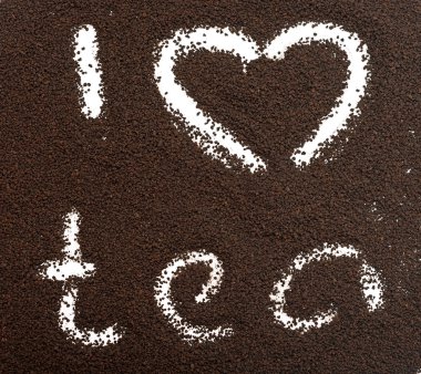 siyah çay arka plan