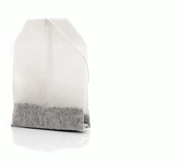 Teabag isolado em branco — Fotografia de Stock