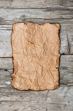 eski bir kağıt ahşap panel
