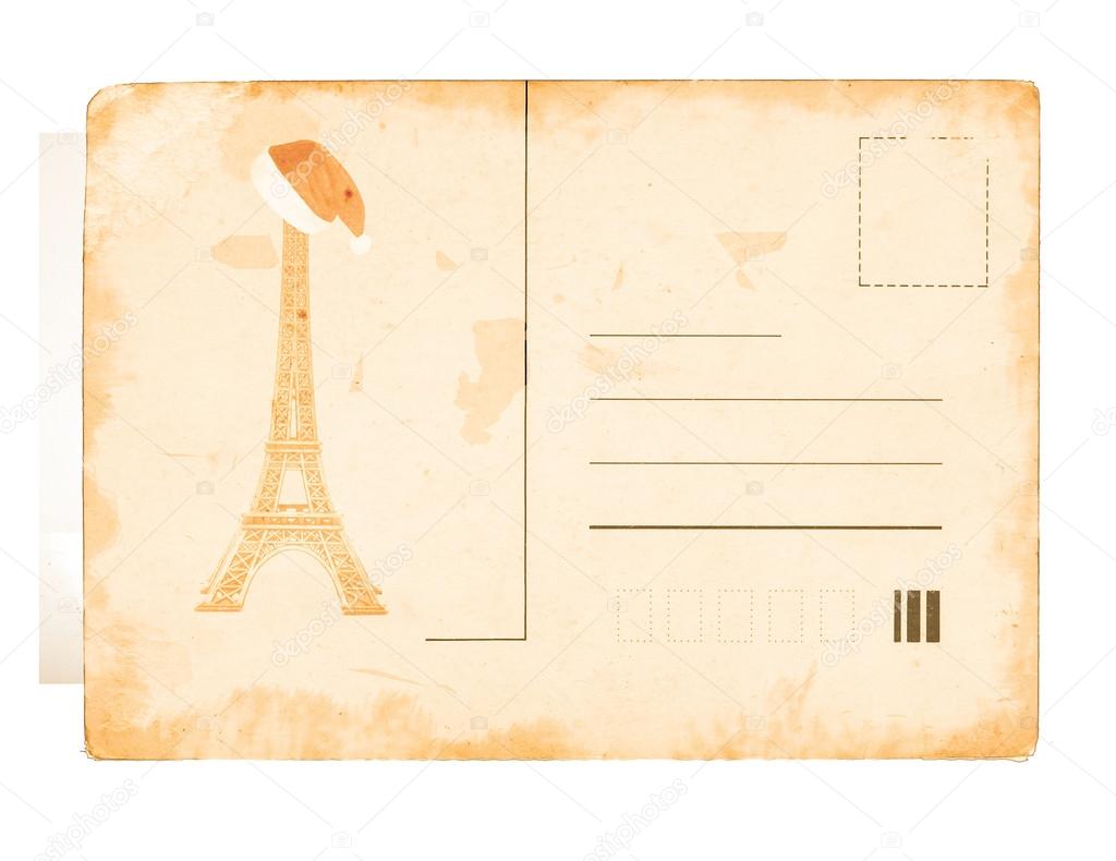 Vintage post card background with place for your text