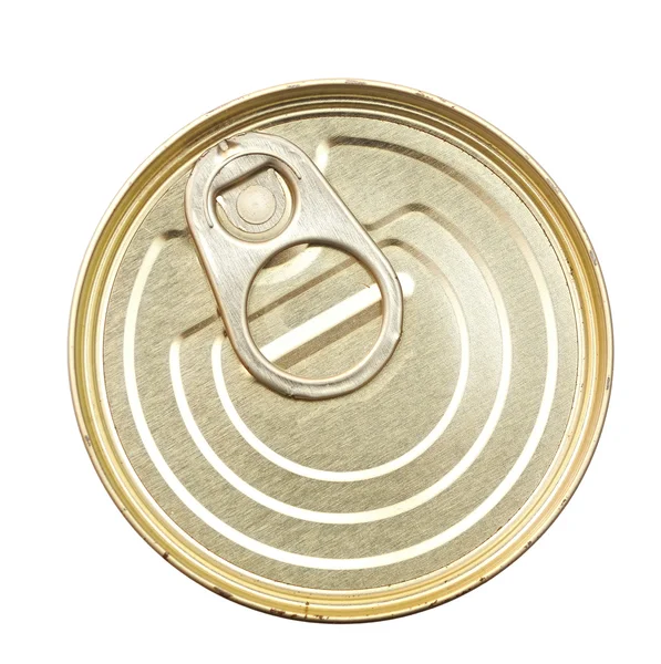 Konserve yiyecekler beyaz arka planda izole edilmiş