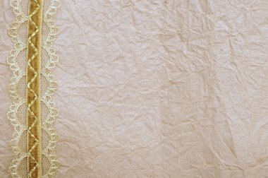 eski kağıt arka plan güzel kurdele ile