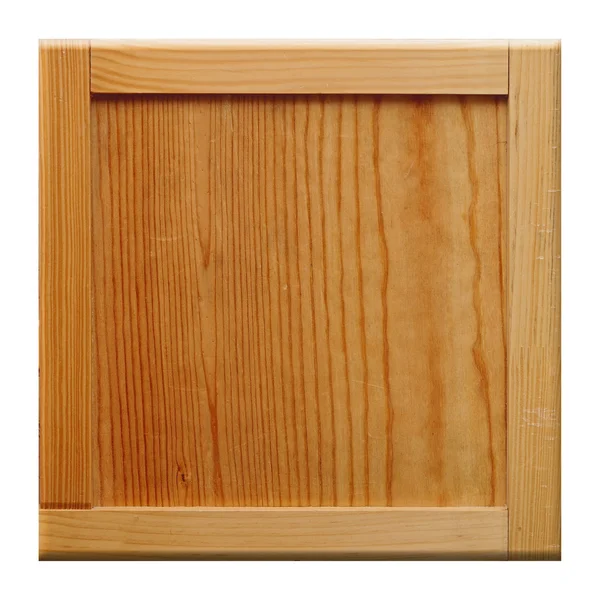 Wood frame on white background — Zdjęcie stockowe