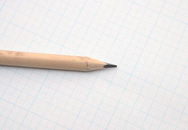 grafik kağıdı arka plan üzerinde kalem
