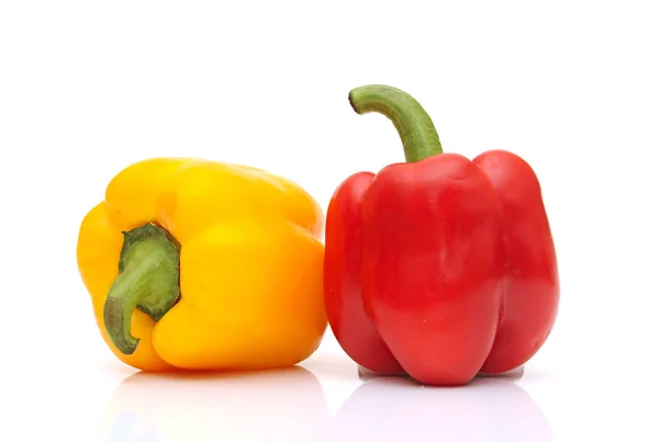 Fresh paprika isolated on white — Stock Photo, Image