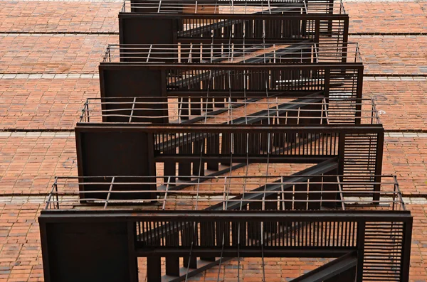 Abstract fire escape background texture — Stock Photo, Image