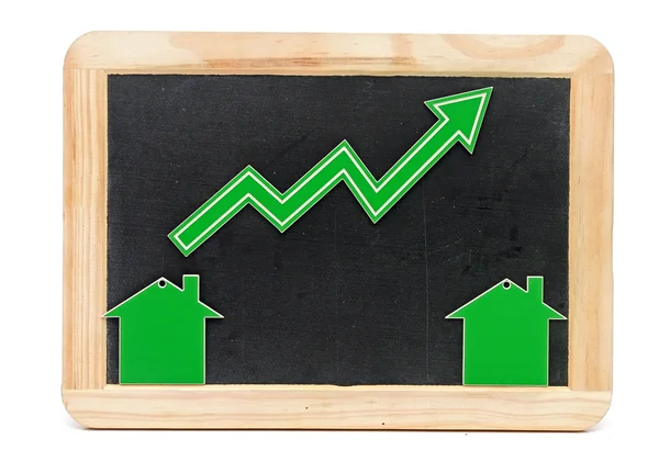 Bar graph of growth — Stock Photo, Image