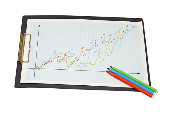 Wirtschaftsgrafik — Stockfoto