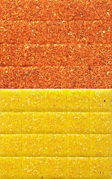 Čtvercový tvar barevné pozadí červená a žlutá — Stock fotografie