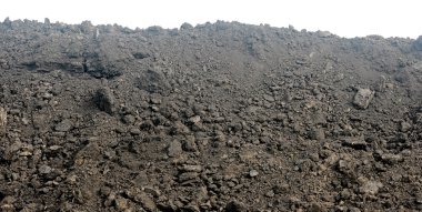 Beyaz bir arka plan karşı izole bahçe toprağı