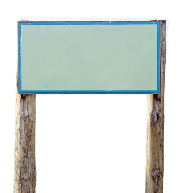 Mesajsız eski ahşap tabela - kendininkini tak