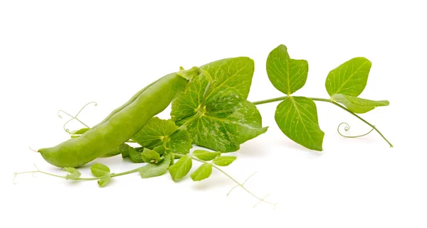 Ervilhas verdes fundo vegetal alimentos dieta saudável — Fotografia de Stock