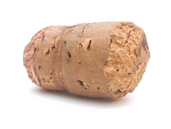 Wine cork isolated on white background — Stock Photo, Image