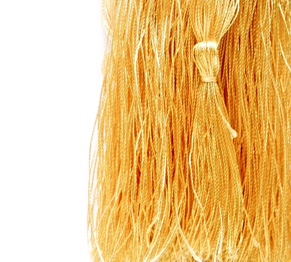 Close-up golden tassel — Stock Photo, Image