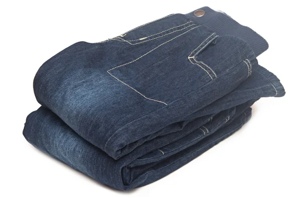 Bunt med jeans — Stockfoto