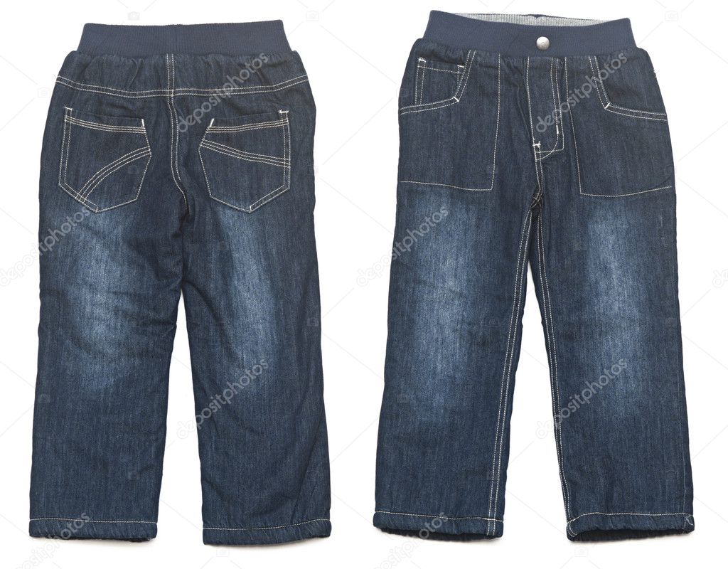 Blue jeans isolated on white — Stock Photo © inxti74 #33604999