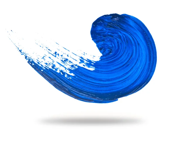 Abstract blue wave brush stroke — Stock Photo, Image