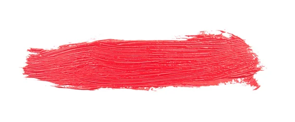 Kırmızı fırça darbeleri — Stok fotoğraf