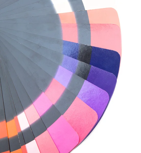 Színes útmutató spektrum minta minták szivárvány fehér háttér — Stock Fotó