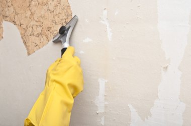 duvardan duvar kağıdı çıkarmadan teslim