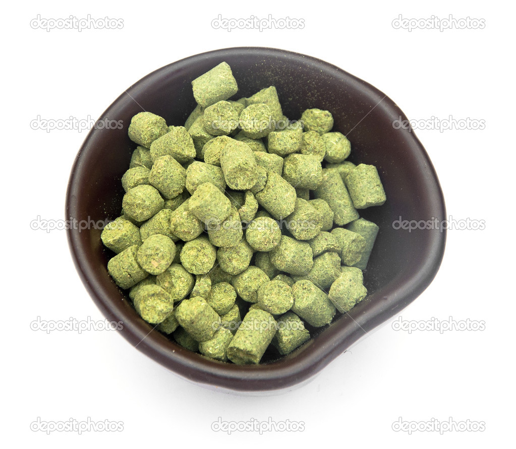 pellets of hops