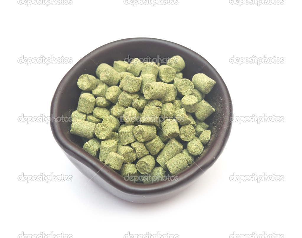 pellets of hops