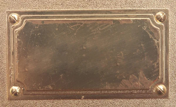 Metal plates with screws isolated on white — Φωτογραφία Αρχείου