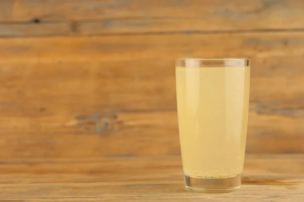 Lemonade Glass Cup Wood Table — Stock Photo, Image