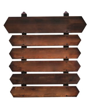 Beyaz üzerinde ahşap tabela var. Tahta levhalar..