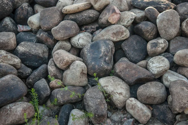 Steine Sind Perfekt Aus Der Natur Arrangiert — Stockfoto