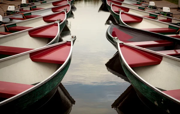 Boats on Canal — Stock Photo, Image