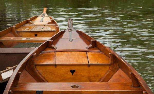 Wooden Boats on the River — Stock Photo, Image