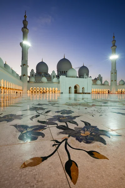 Abu Dhabi Sheikh Moschea Zayed — Foto Stock