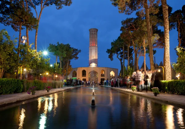 Jardim e Pavilhão Dolatabad em Yazd — Fotografia de Stock