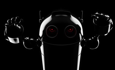 kötü kızgın robot