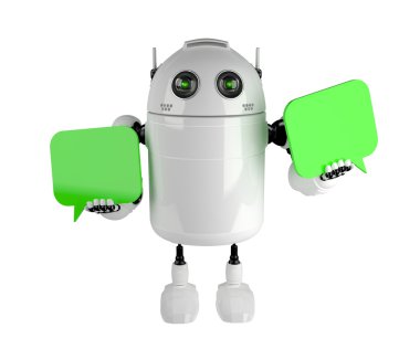 Android ile iki sohbet kabarcıklar