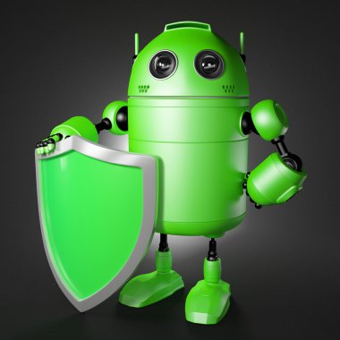 Android guard with shield