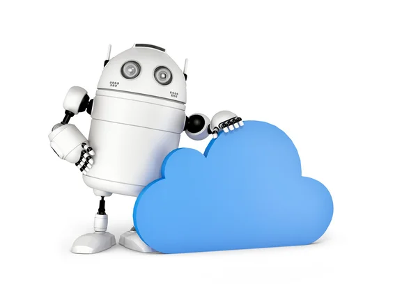 Cloud computing, technology connectivity concept — Stock Photo, Image