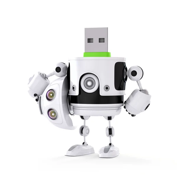 USB-droid — Stockfoto