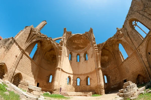 Ruinerna av st george av grekerna kyrkan. Famagusta, Cypern — Stockfoto