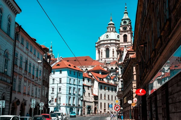 Praga República Checa Mayo 2017 Vista Ciudad Con Iglesia San — Foto de Stock