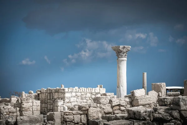 Ruinas Del Antiguo Kourion Distrito Limassol Chipre — Foto de Stock